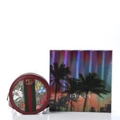 Gucci GG Supreme Monogram Web Flora Mini Ophidia Round Backpack Red 13 Gucci GG Supreme Monogram Web Flora Mini Ophidia Round Backpack Red -Lux Lair Store gucci 20ophidia 20supreme 20gg 20canvas 20floral 20round 20backpack 205