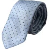 Dolce & Gabbana Light Blue Polka Dot Silk Adjustable Men Men's Tie -Lux Lair Store kra3340 1