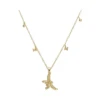 MCM Women's Gold 3D Logo Laurel Charm Pendant Necklace 2 MCM Women's Gold 3D Logo Laurel Charm Pendant Necklace -Lux Lair Store mejasmm05dg001 1