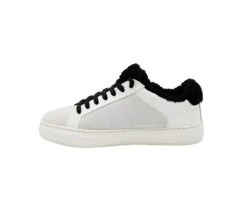 MCM Women's White Milano Suede Black Shearling Low Top Sneaker (37 EU / 7 US) 12 MCM Women's White Milano Suede Black Shearling Low Top Sneaker (37 EU / 7 US) -Lux Lair Store mes9ada02wt white 37 4