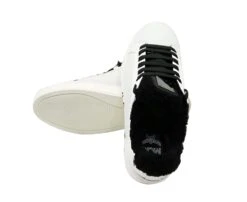 MCM Women's White Milano Suede Black Shearling Low Top Sneaker (37 EU / 7 US) 15 MCM Women's White Milano Suede Black Shearling Low Top Sneaker (37 EU / 7 US) -Lux Lair Store mes9ada02wt white 37 7
