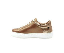 MCM Women's Rose Gold Leather Low Top Sneakers MES9AMM00TC -Lux Lair Store mes9amm00tc rosegold 38 3 aad824df 82ee 4a9b b947 ad5b730869ad