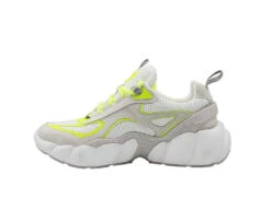 MCM Women's Grey Luft Collection Leather Low Top Sneaker (36 EU / 6 US) -Lux Lair Store mes9snx06wt gray 36 3