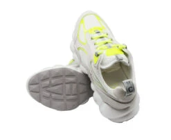 MCM Women's Grey Luft Collection Leather Low Top Sneaker (36 EU / 6 US) -Lux Lair Store mes9snx06wt gray 36 6