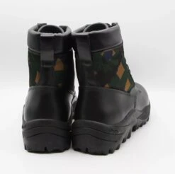 MCM Men's Black Leather Jungle Green Camouflage Boots 41/US 8 -Lux Lair Store mex9amm80gz black 41 5