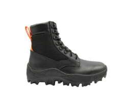 MCM Men's Black Leather Reflective Patch With Orange Pull Boots MEX9ARA18BK (42 EU / 9 US) -Lux Lair Store mex9ara18bk black 43 2 0ef2a03b df69 453b 9dc7 507910077fb2