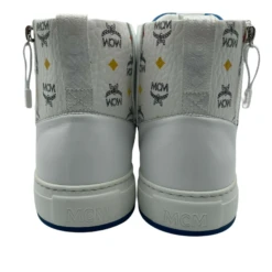 MCM Men's White Leather Rainbow Spectrum Hi Top Sneaker 23 MCM Men's White Leather Rainbow Spectrum Hi Top Sneaker -Lux Lair Store mex9smm07wa 5