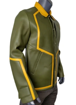 MCM Men's Winter Moss Green Leather Stripes Bomber Jacket MHJ9ARA39G8 52 IT / 42 US 11 MCM Men's Winter Moss Green Leather Stripes Bomber Jacket MHJ9ARA39G8 52 IT / 42 US -Lux Lair Store mhj9ara39g8 3 b5f087fa d66e 4757 8d21 f1a35ab1cda4