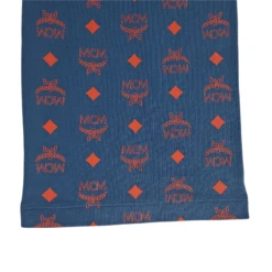 MCM Men's Deep Blue Sea Cotton Monogram And Stripe Sweat Pants -Lux Lair Store mhp9amm85vs 3