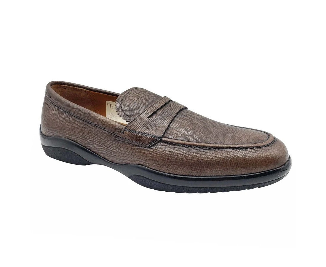 Bally Men's Brown Micson Leather Slip On Loafer Dress Shoes 3 Bally Men's Brown Micson Leather Slip On Loafer Dress Shoes