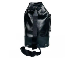 MCM Men's Black Tivitat Coated Canvas Large Drawstring Sling Backpack -Lux Lair Store muk9abt11bk001 8809630639114 4