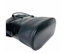 MCM Men's Black Tivitat Coated Canvas Large Drawstring Sling Backpack -Lux Lair Store muk9abt11bk001 8809630639114 6