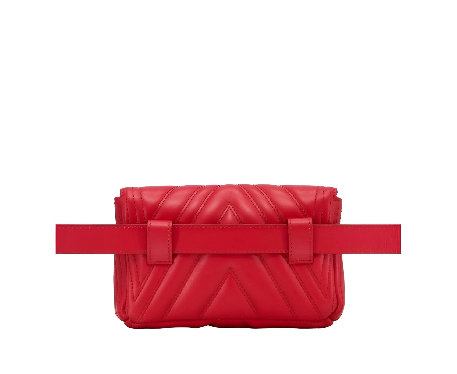 MCM Women's Patricia Red Quilted Leather Crossbody Belt Bag MWZ9APA83RU001 5 MCM Women's Patricia Red Quilted Leather Crossbody Belt Bag MWZ9APA83RU001 - Image 3