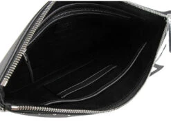 MCM Unisex Black Nappa Leather Studded Robert Wristlet Zip Pouch MZZ9SRO32BK001 -Lux Lair Store mzz9sro32bk001 8809578655825 8