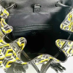 MCM Brandenburg Yellow/Black Cubic Monogram Unisex Nylon Backpack 26 MCM Brandenburg Yellow/Black Cubic Monogram Unisex Nylon Backpack -Lux Lair Store s mmkcsck01yw001 8809735045421 ftg12