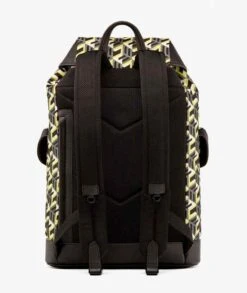 MCM Brandenburg Yellow/Black Cubic Monogram Unisex Nylon Backpack 19 MCM Brandenburg Yellow/Black Cubic Monogram Unisex Nylon Backpack -Lux Lair Store s mmkcsck01yw001 8809735045421 ftg5