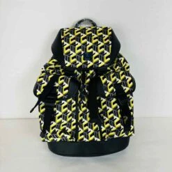 MCM Brandenburg Yellow/Black Cubic Monogram Unisex Nylon Backpack 21 MCM Brandenburg Yellow/Black Cubic Monogram Unisex Nylon Backpack -Lux Lair Store s mmkcsck01yw001 8809735045421 ftg7