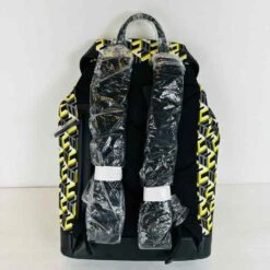 MCM Brandenburg Yellow/Black Cubic Monogram Unisex Nylon Backpack 23 MCM Brandenburg Yellow/Black Cubic Monogram Unisex Nylon Backpack -Lux Lair Store s mmkcsck01yw001 8809735045421 ftg9