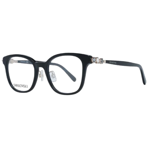Swarovski Elegant Black Acetate Full-Rim Women's Eyeglasses 3 Swarovski Elegant Black Acetate Full-Rim Women's Eyeglasses