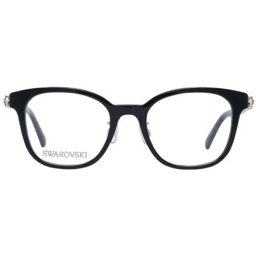 Swarovski Elegant Black Acetate Full-Rim Women's Eyeglasses 4 Swarovski Elegant Black Acetate Full-Rim Women's Eyeglasses - Image 2