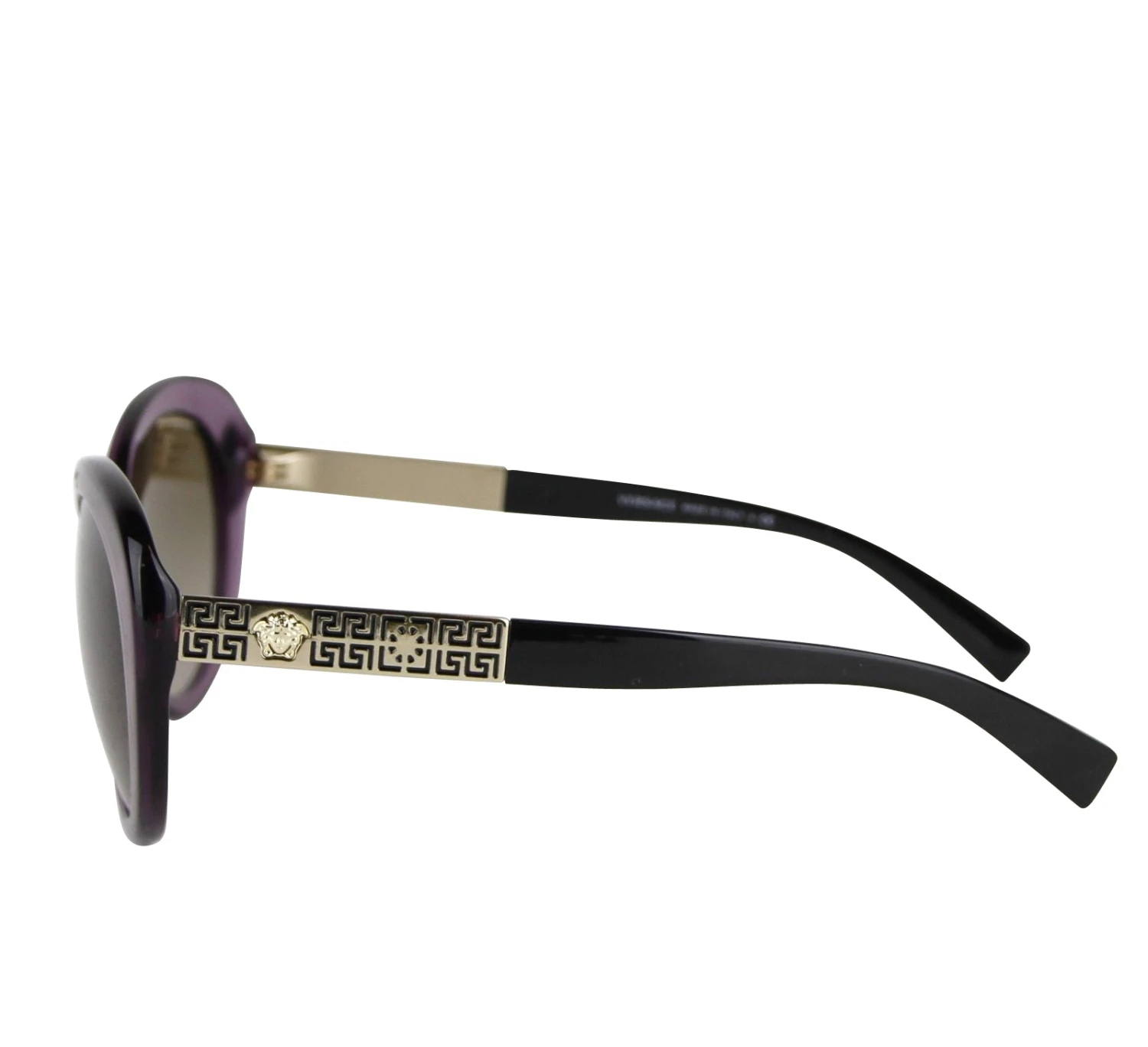 Versace Gradient Transparent Violet Metal Sunglasses 6 Versace Gradient Transparent Violet Metal Sunglasses - Image 4