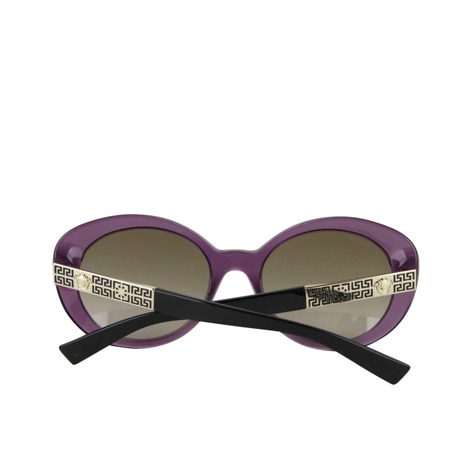 Versace Gradient Transparent Violet Metal Sunglasses 8 Versace Gradient Transparent Violet Metal Sunglasses - Image 6